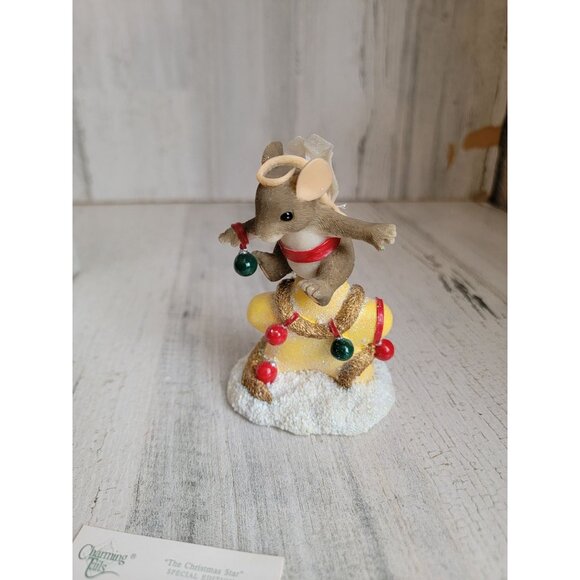 Charming tails Christmas‎ star xmas glitter mouse xmas - Picture 2 of 7